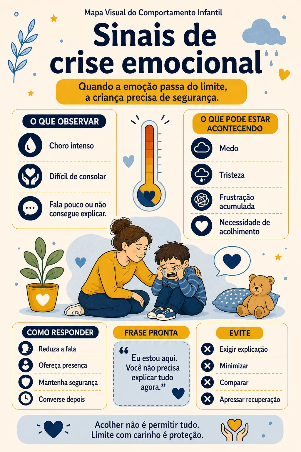 Prévia: Sinais de crise emocional