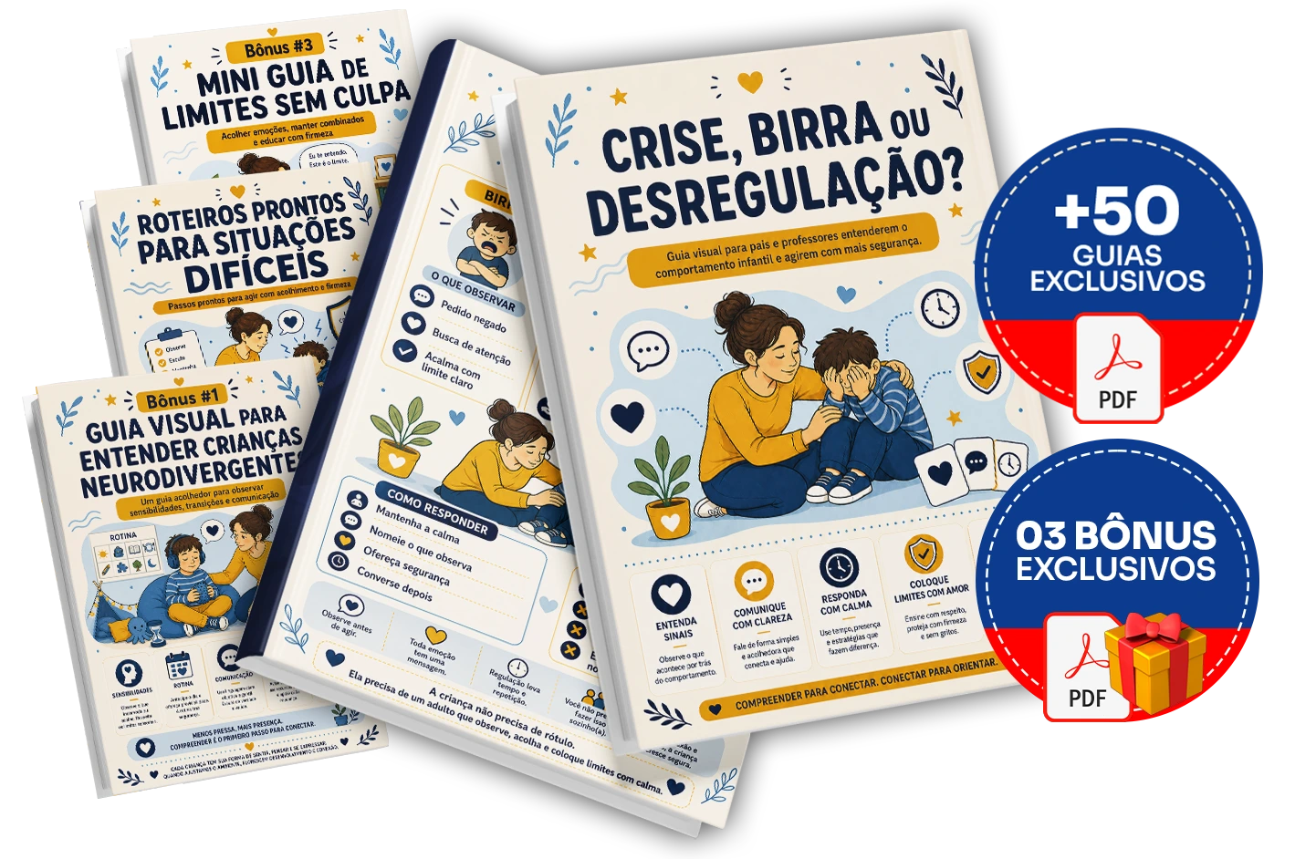 Plano Completo do Mapa Visual do Comportamento Infantil com três bônus